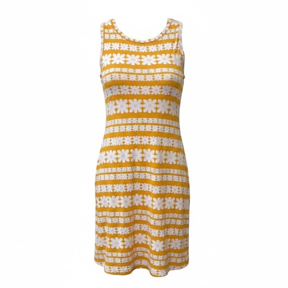 Loft Outlet yellow floral swing dress, MP